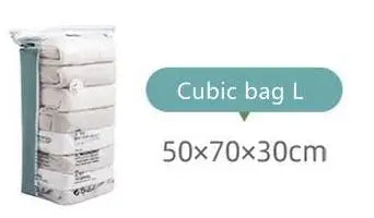 Sacs de rangement sous vide — Sans pompe, gain de place