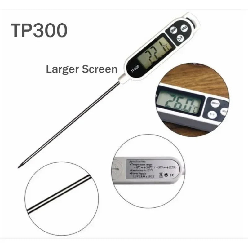 Thermomètre Cuisine Numérique Sonde Rigide TP300
