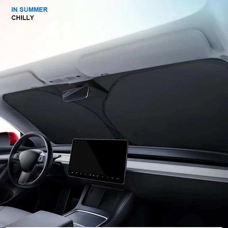 Pare-Soleil Voiture Pliable — Protection UV Pare-brise