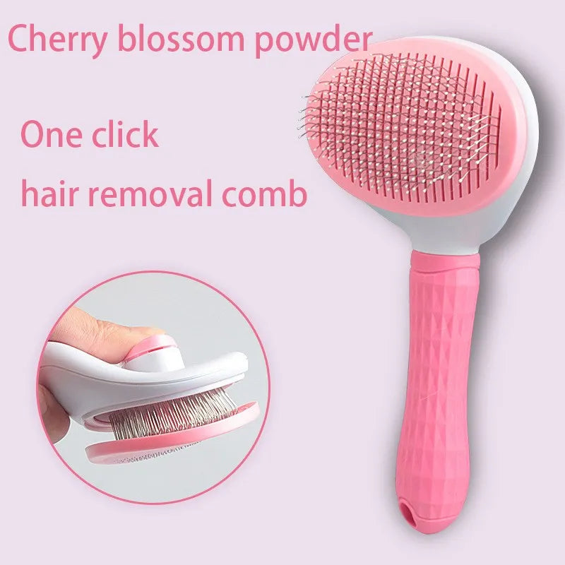 Brosse One-Click Attrape-Poils Animaux — Chien & Chat