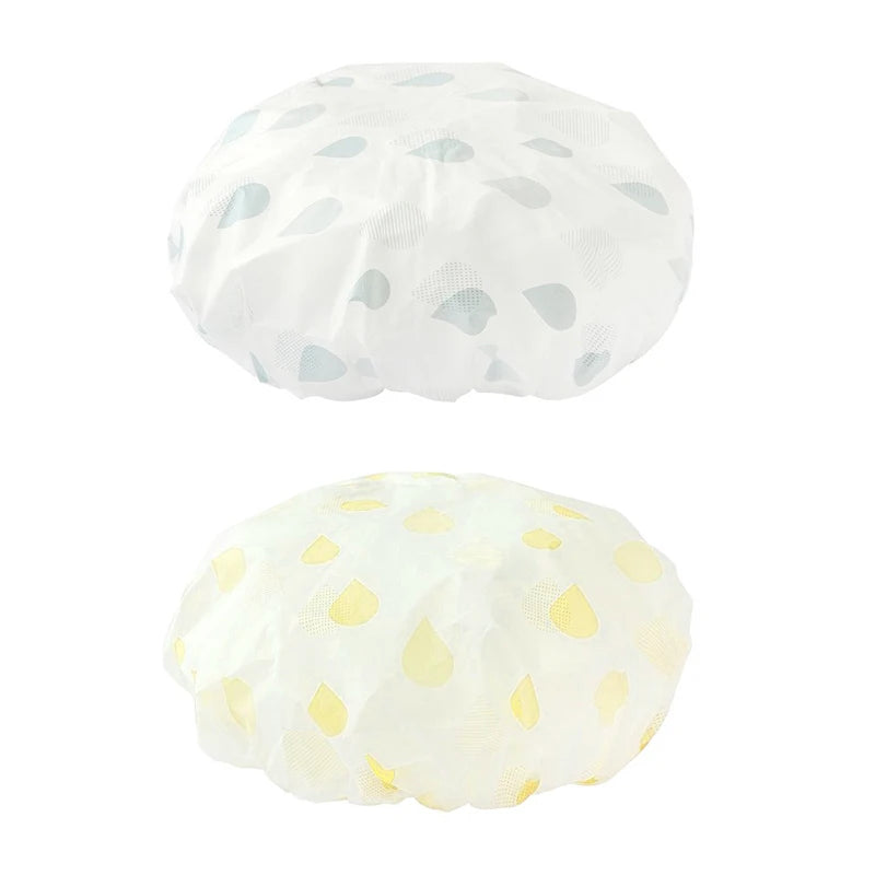 Bonnet de Douche Réutilisable — Imperméable, Taille Universelle