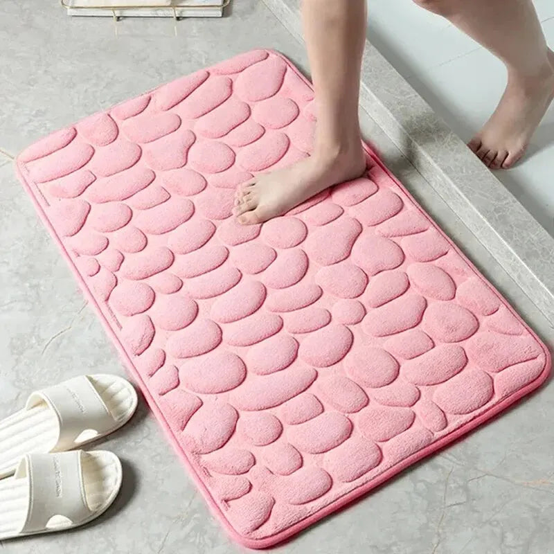 Tapis de bain antidérapant mousse — Doux, confortable & élégant