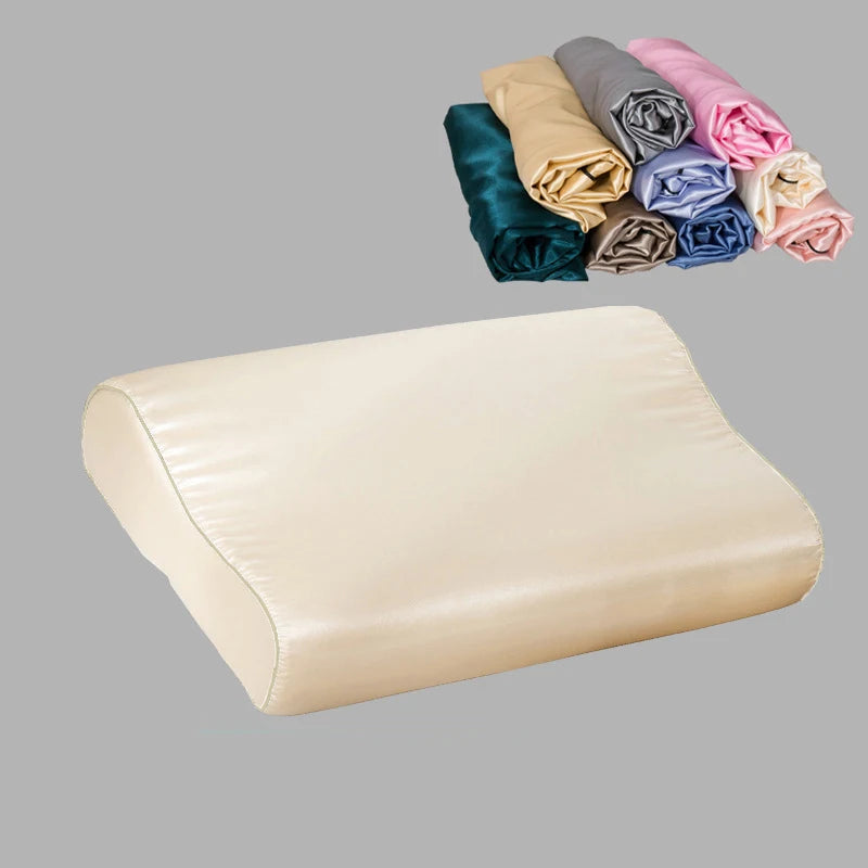 Taie d'Oreiller Satin Doux Anti-Frisottis — 10 Coloris