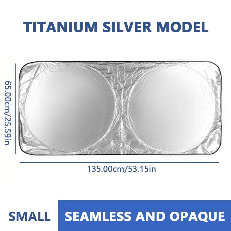 Pare-Soleil SEAMETAL Voiture — Protection UV Pliable Taille S/L