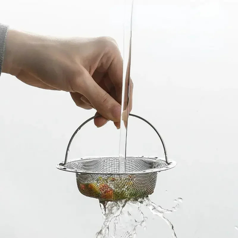 Filtre évier inox — Anti-bouchon cuisine & salle de bain