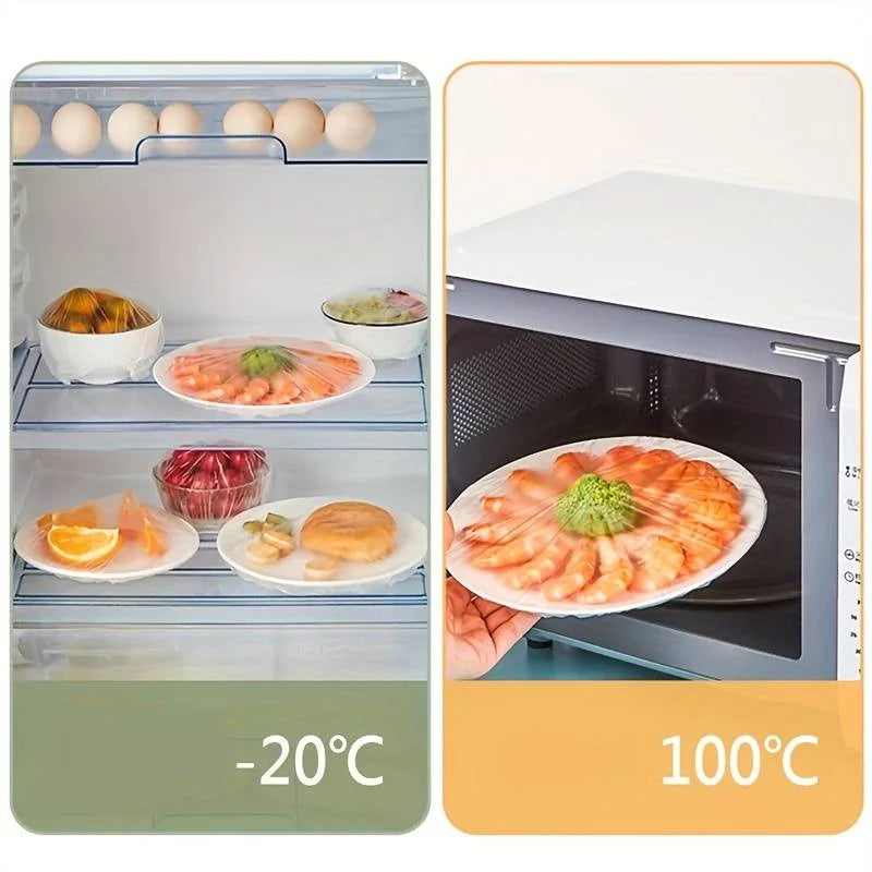 Couvercles Réutilisables Élastiques — Conservation Bols & Casseroles