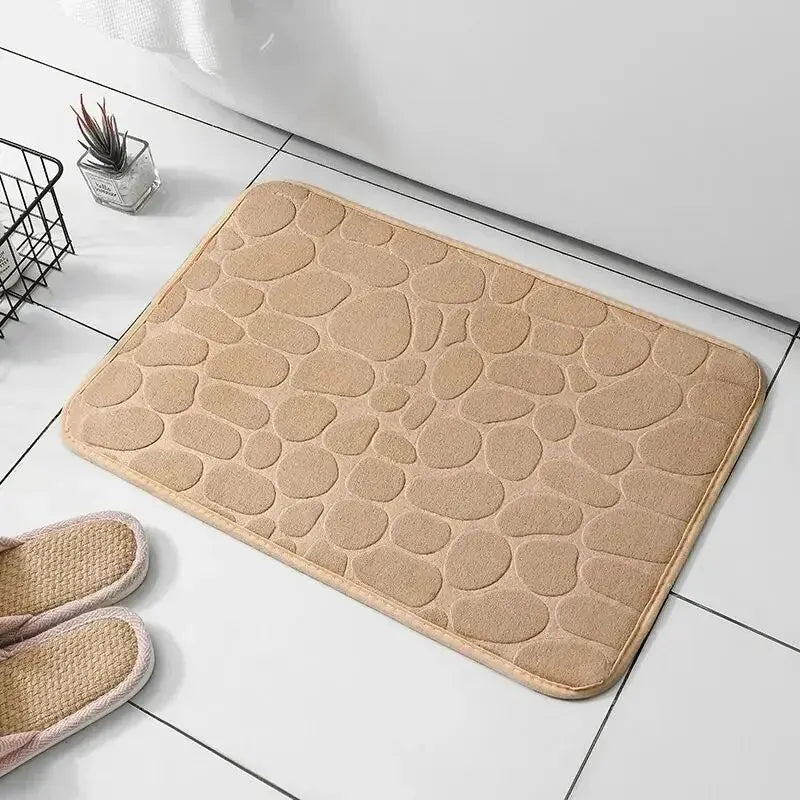 Tapis de bain antidérapant mousse — Doux, confortable & élégant