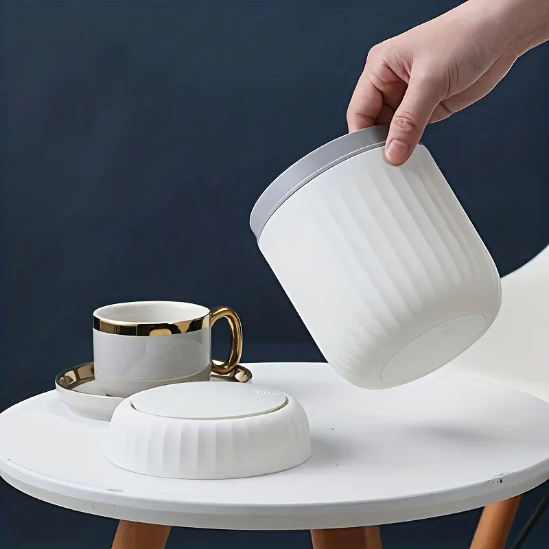 Mini Corbeille de Bureau avec Couvercle