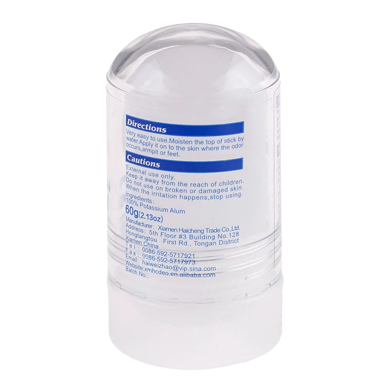 Déodorant Stick Cristal Alun 60g — 100% Naturel Sans Parfum