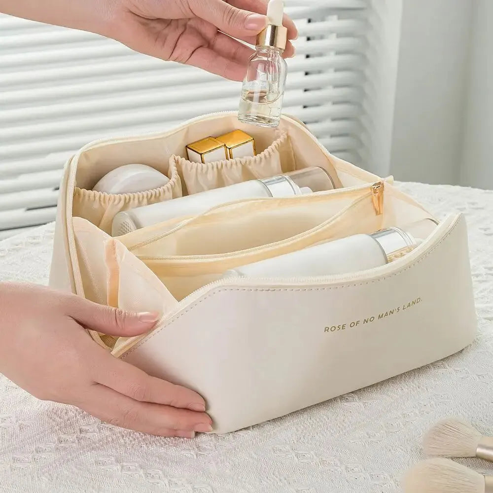 Trousse de toilette femme — Grande capacité, rangement maquillage & voyage