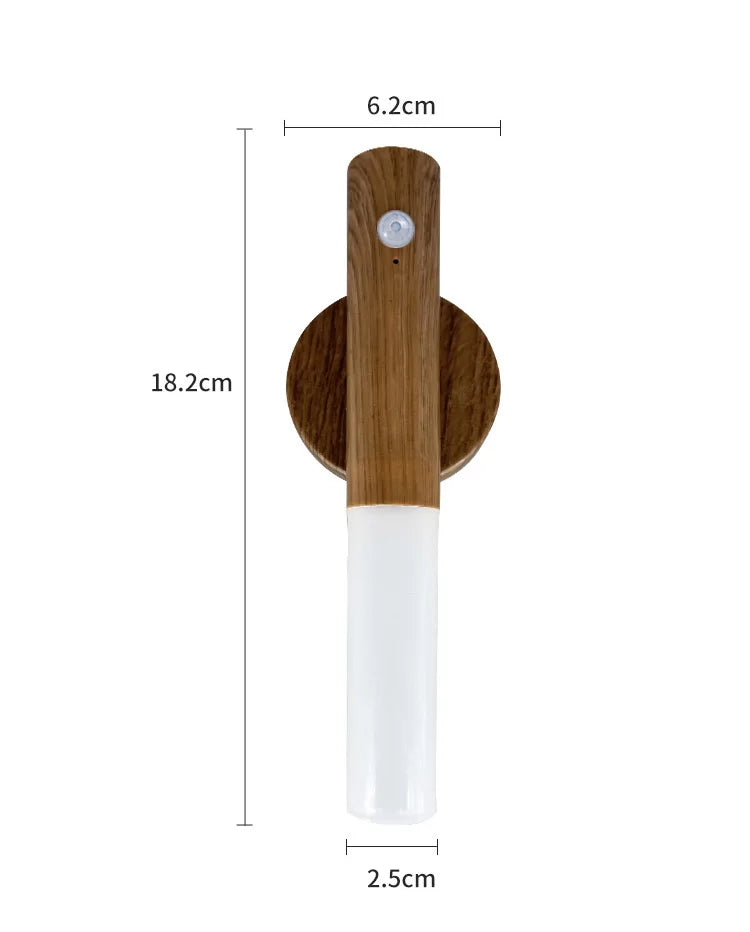 Veilleuse LED USB Rechargeable Magnétique Détecteur