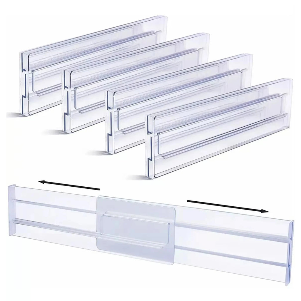 Diviseurs de Tiroir Extensibles Transparents
