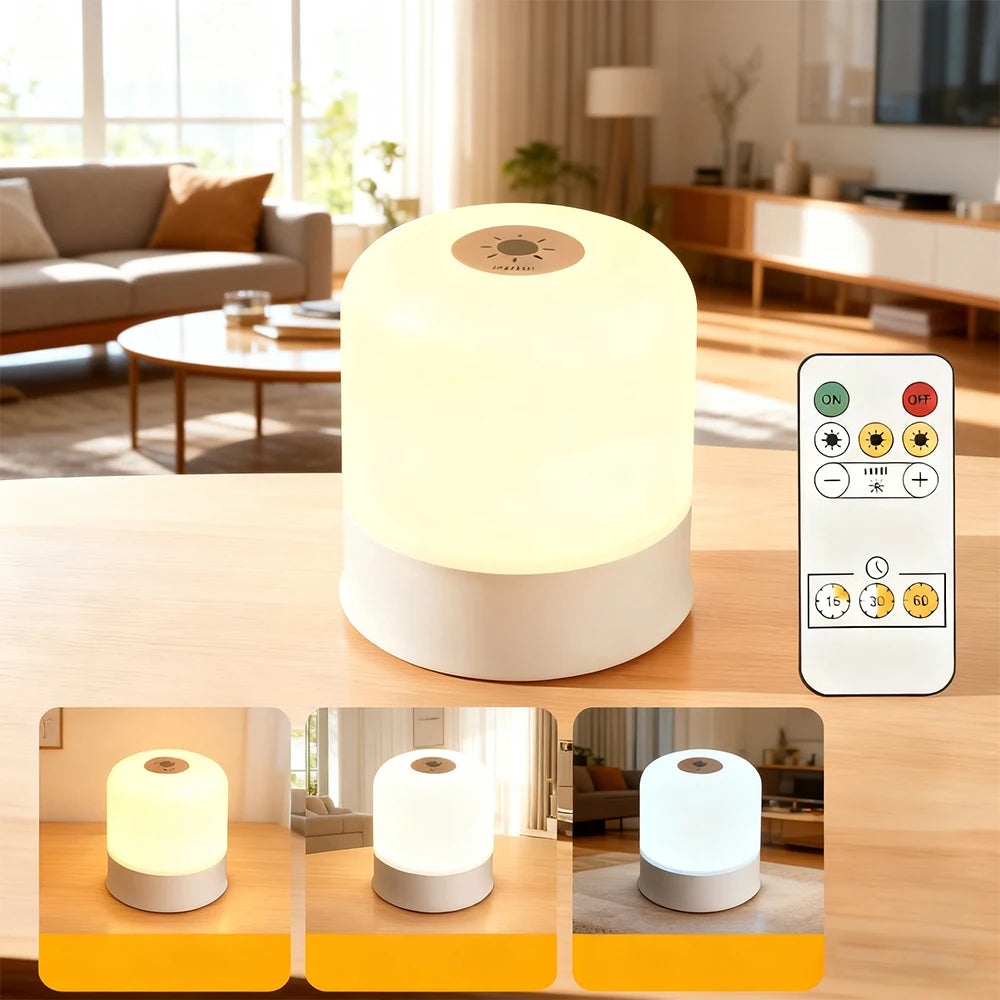 Lampe de Bureau LED Tactile Rechargeable — RGB & Blanc
