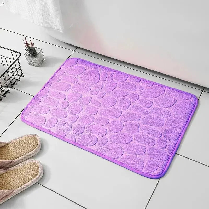 Tapis de bain antidérapant mousse — Doux, confortable & élégant