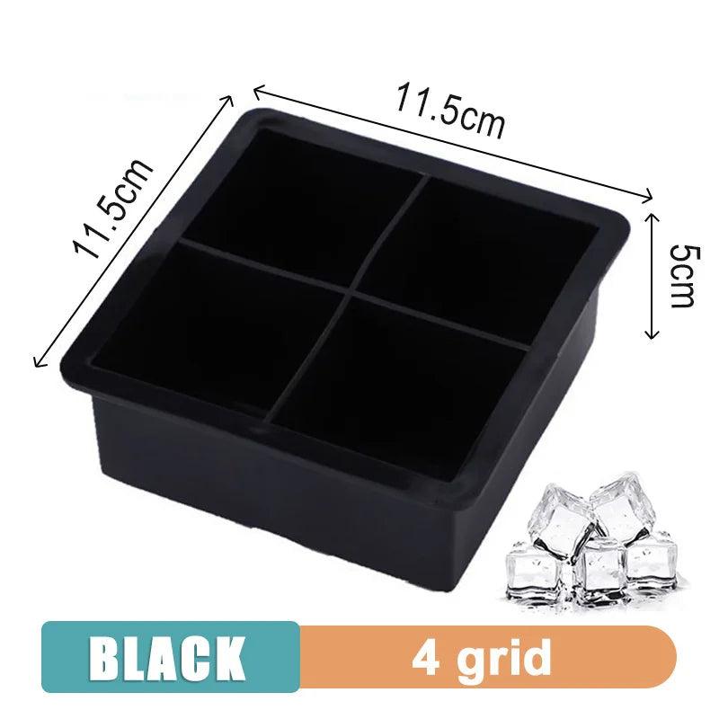 Moule à glaçons géant silicone — Grandes formes carrées