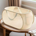 Panier de Rangement Grande Capacité Tissu Transparent