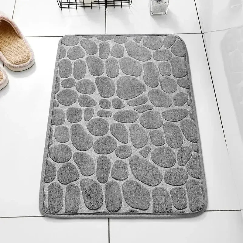 Tapis de bain antidérapant mousse — Doux, confortable & élégant