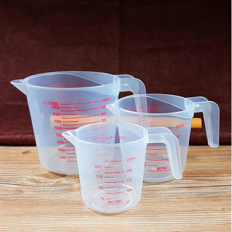Set 3 Verres Doseurs 250/500/1000ml — Pâtisserie & Cuisine