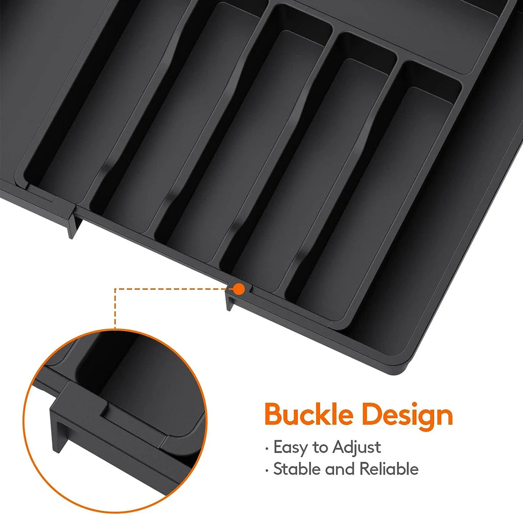 Organisateur Tiroir Couverts Extensible — Cuisine