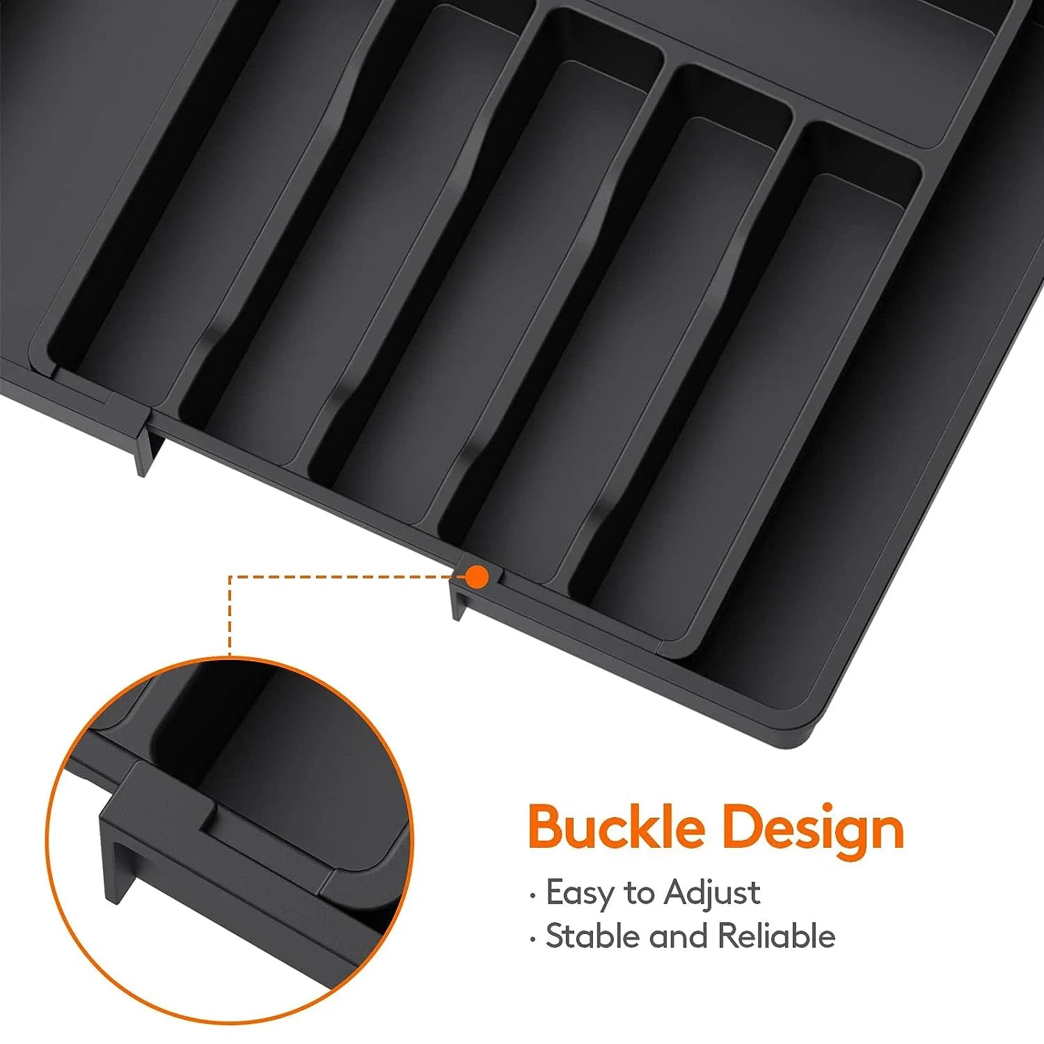 Organisateur Tiroir Couverts Extensible — Cuisine