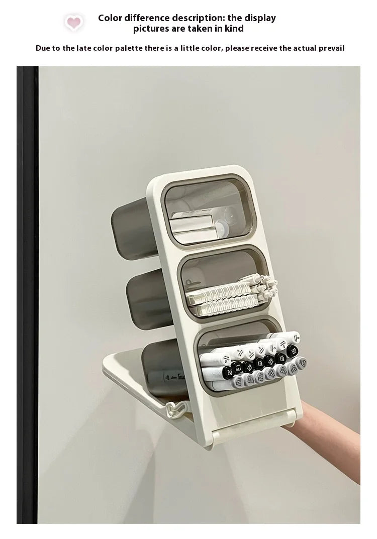 Organisateur Bureau Grand Format Blanc