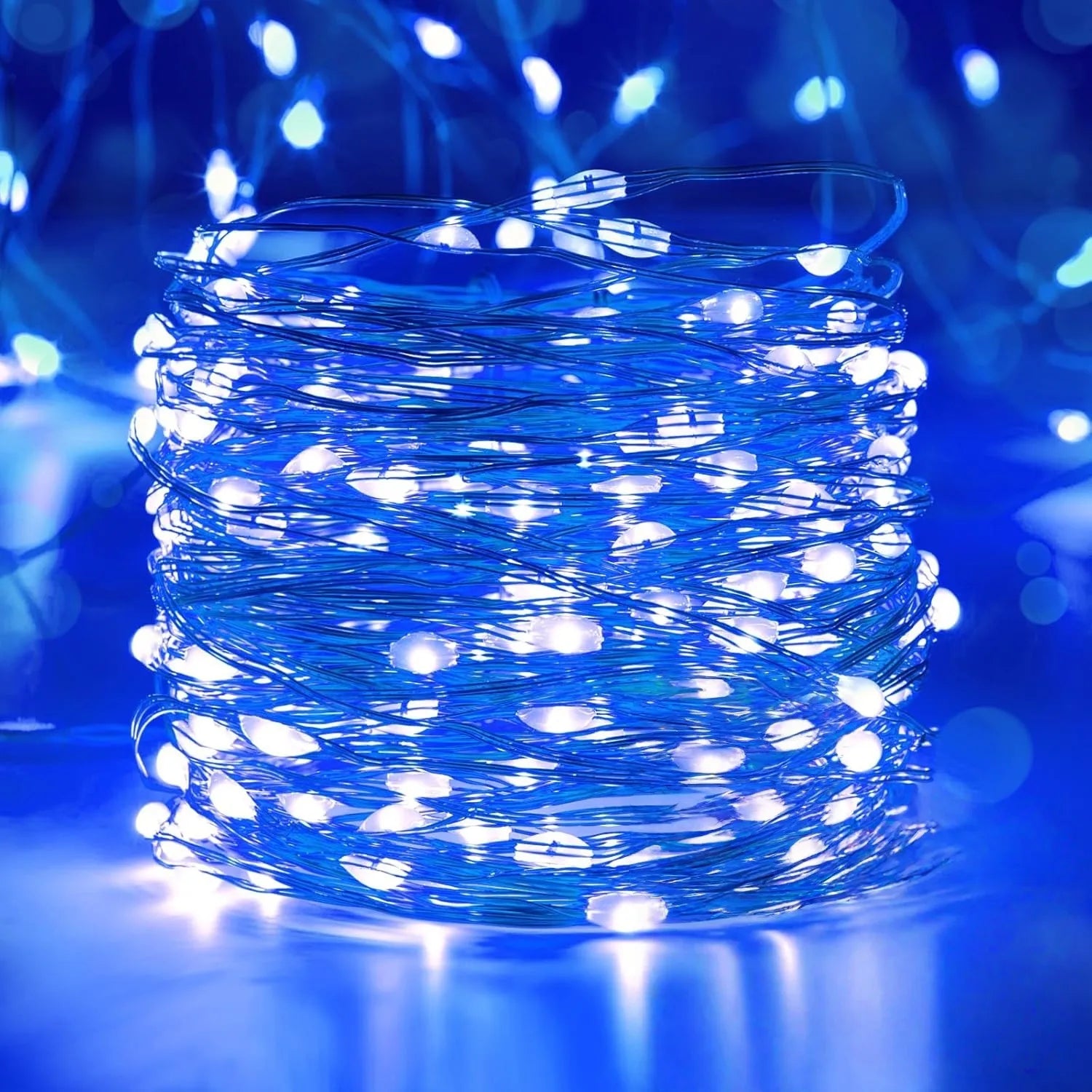 Guirlande Lumineuse LED à Piles — Fil de Cuivre, Déco Salon & Chambre