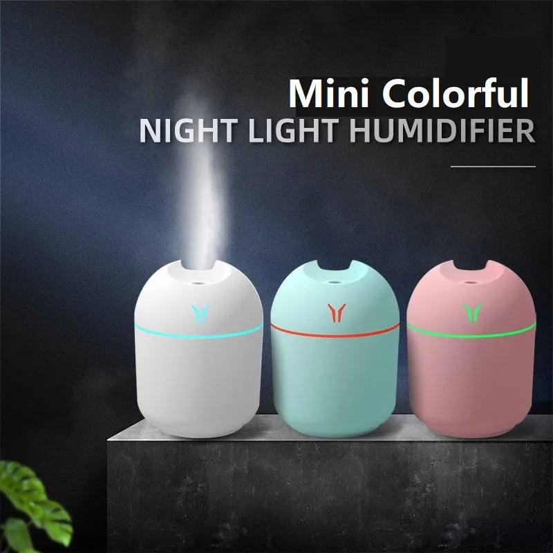 Humidificateur USB 250ml LED Colorée — Chambre & Voiture