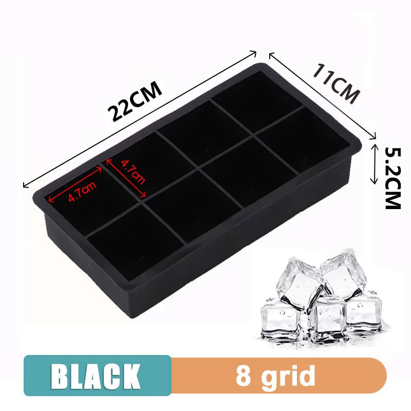 Moule à glaçons géant silicone — Grandes formes carrées