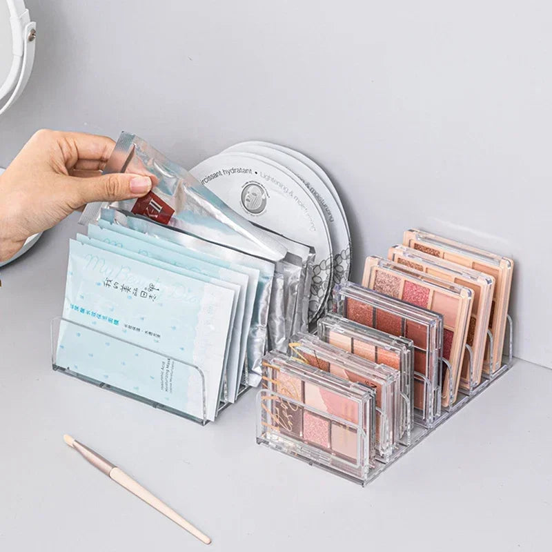 Organisateur Maquillage 7 Compartiments — Présentoir Transparent