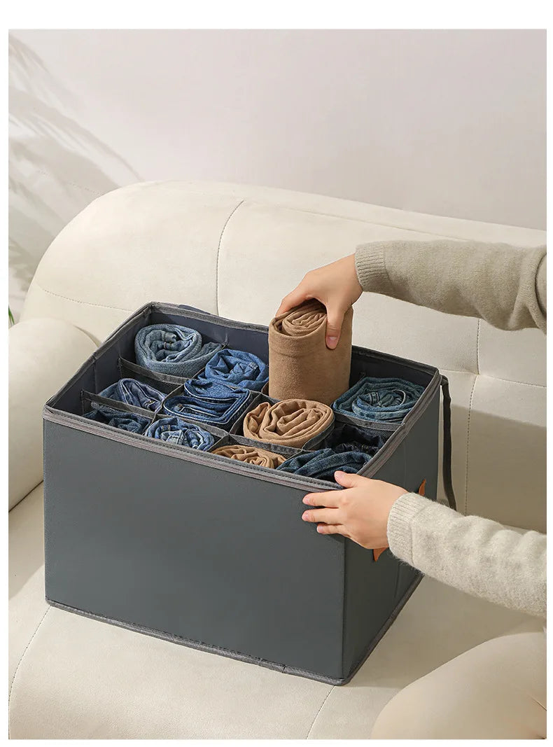 Boîtes à Chaussures Tissu Pliables avec Fenêtre