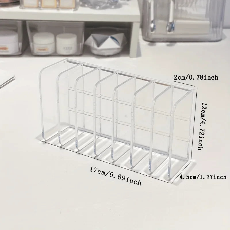 Organisateur Cosmétiques 7 Compartiments — Transparent, Multi-Usages