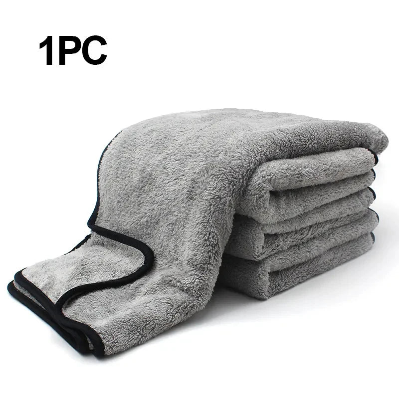 Serviette Microfibre Voiture — Ultra-Absorbante, Lavage Carrosserie
