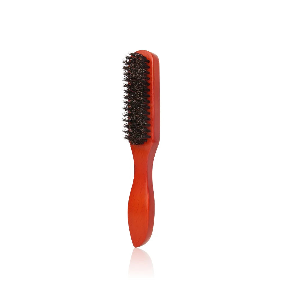 Set Brosse & Peigne Barbe Poils Naturels — Soin Barbe Homme