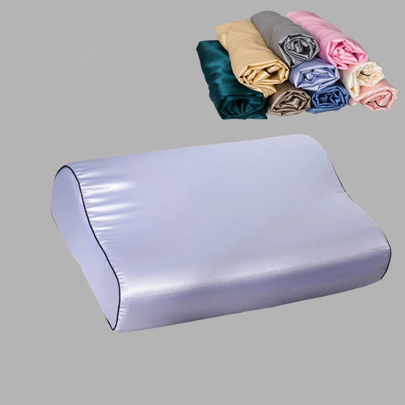 Taie d'Oreiller Satin Doux Anti-Frisottis — 10 Coloris