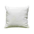 Housse de Coussin Velours Ultra-Doux Blanc