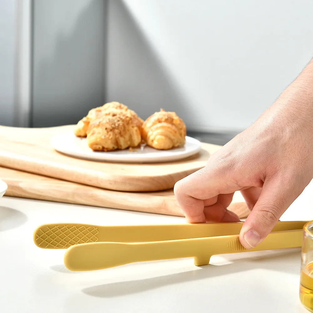 Pince Silicone Cuisine — Toast, Salades & Grillades