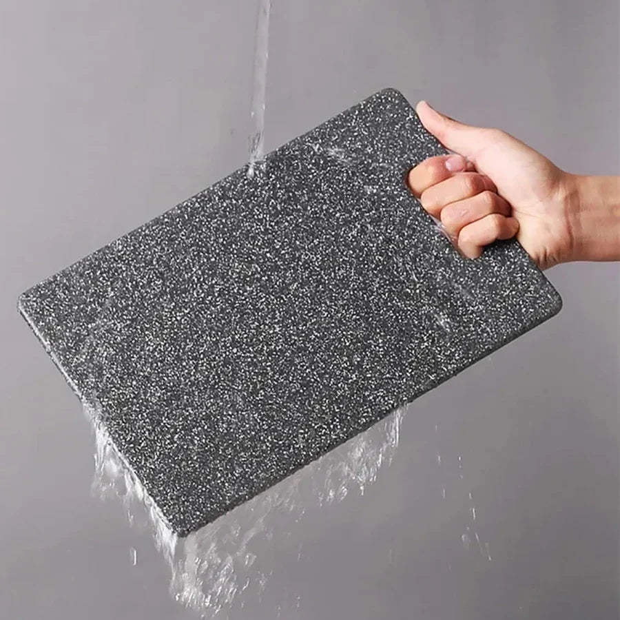 Planche à découper effet marbre — Antibactérienne & lavable