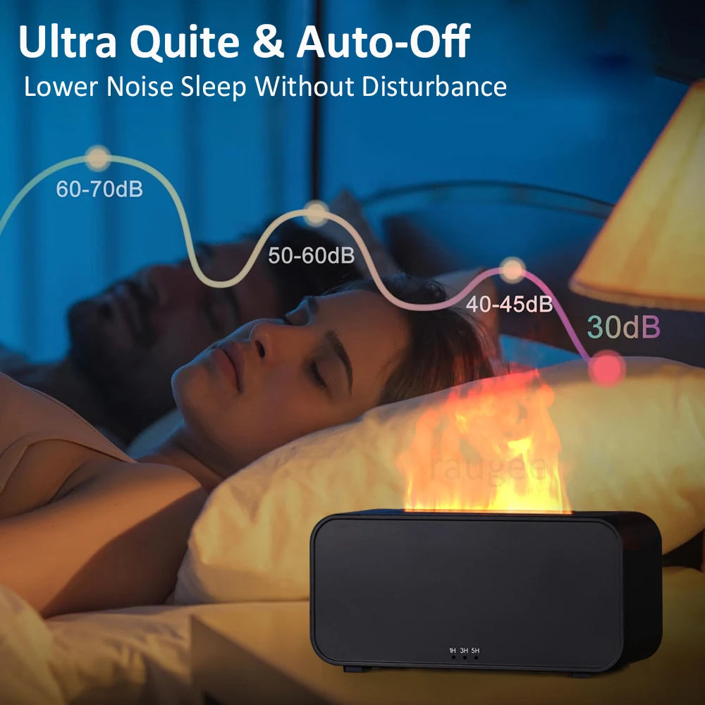 Humidificateur Mini Flamme LED — Diffuseur Arômes