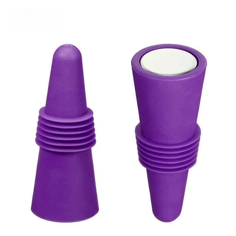 Bouchon Silicone Push Réutilisable — Vin, Bière & Champagne