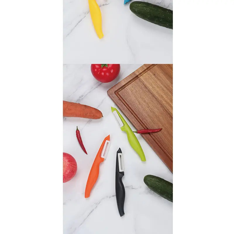 Éplucheur Multifonction Lame Inox — Légumes & Fruits